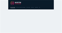 Desktop Screenshot of maritimkarriere.no